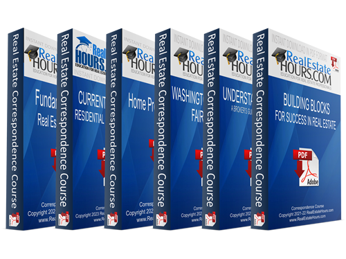 30 Clock Hour Washington State Broker/Managing Broker Renewal Bundle with 3hr. Fair Housing and Current Issues 2024-2025