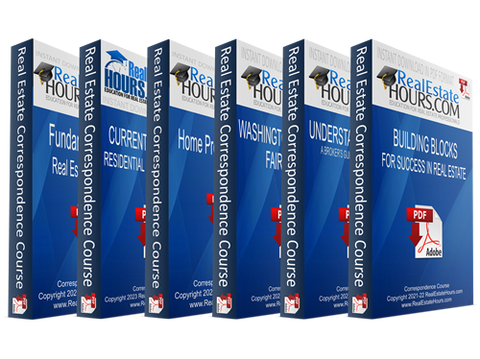 30 Clock Hour Washington State Broker/Managing Broker Renewal Bundle with 3hr. Fair Housing and Current Issues 2024-2025